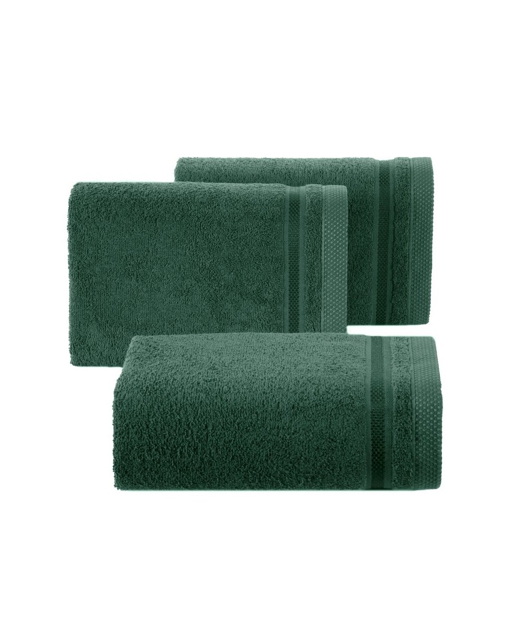 Ręcznik bawełna 30x50 Abbie ciemnozielony Eurofirany