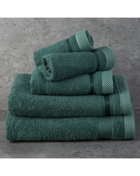 Ręcznik bawełna 30x50 Abbie ciemnozielony Eurofirany