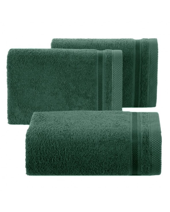 Ręcznik bawełna 70x140 Abbie ciemnozielony Eurofirany