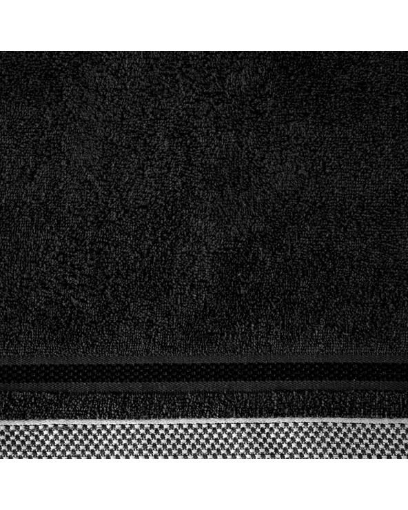 Ręcznik bawełna 30x50 Abbie czarny Eurofirany
