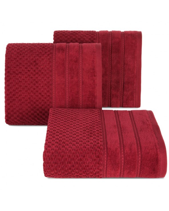 Ręcznik bawełna 50x90 Adore czerwony Eurofirany