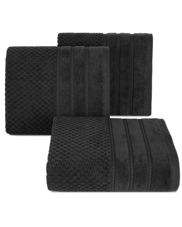 Ręcznik bawełna 30x50 Adore czarny Eurofirany