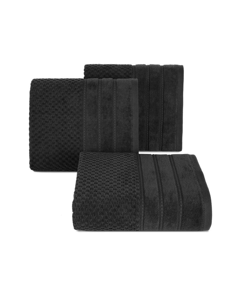 Ręcznik bawełna 30x50 Adore czarny Eurofirany