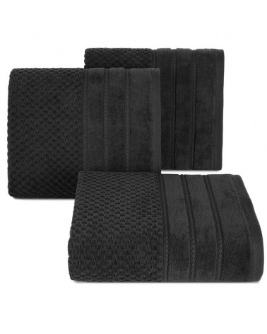 Ręcznik bawełna 30x50 Adore czarny Eurofirany