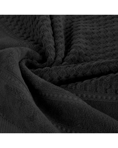 Ręcznik bawełna 30x50 Adore czarny Eurofirany