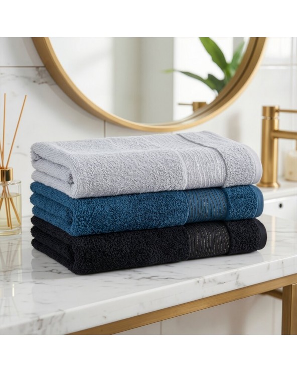 Ręcznik bawełna 30x50 Amber srebrny Eurofirany