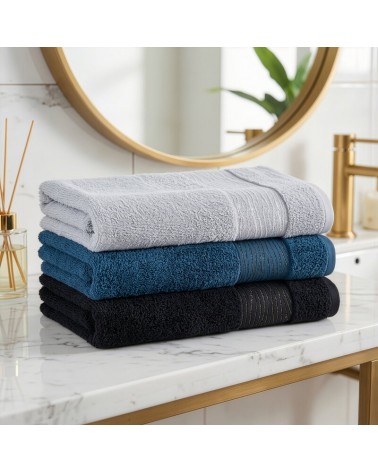 Ręcznik bawełna 50x90 Amber srebrny Eurofirany