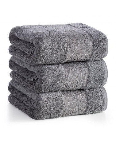 Ręcznik bawełna 50x90 Amber stalowy Eurofirany