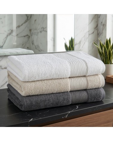 Ręcznik bawełna 70x140 Amber stalowy Eurofirany