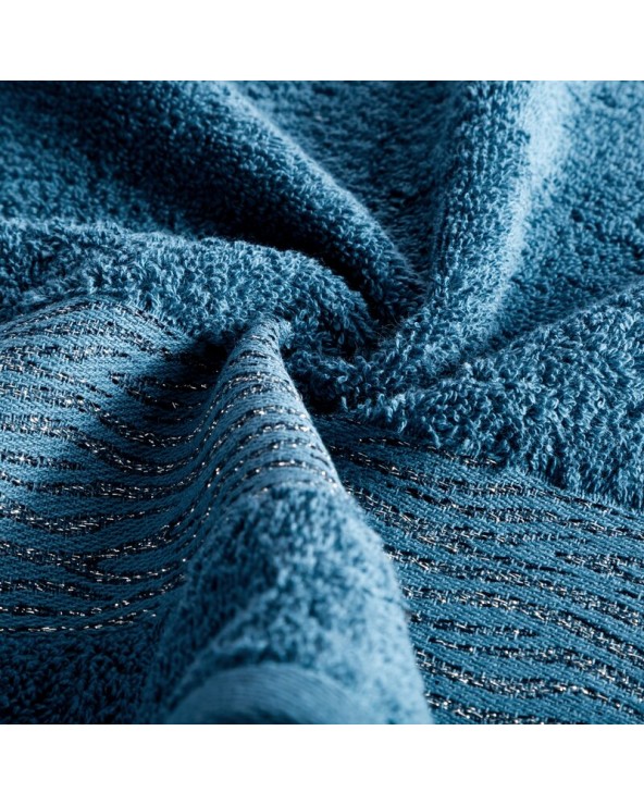 Ręcznik bawełna 30x50 Amber ciemnoturkusowy Eurofirany