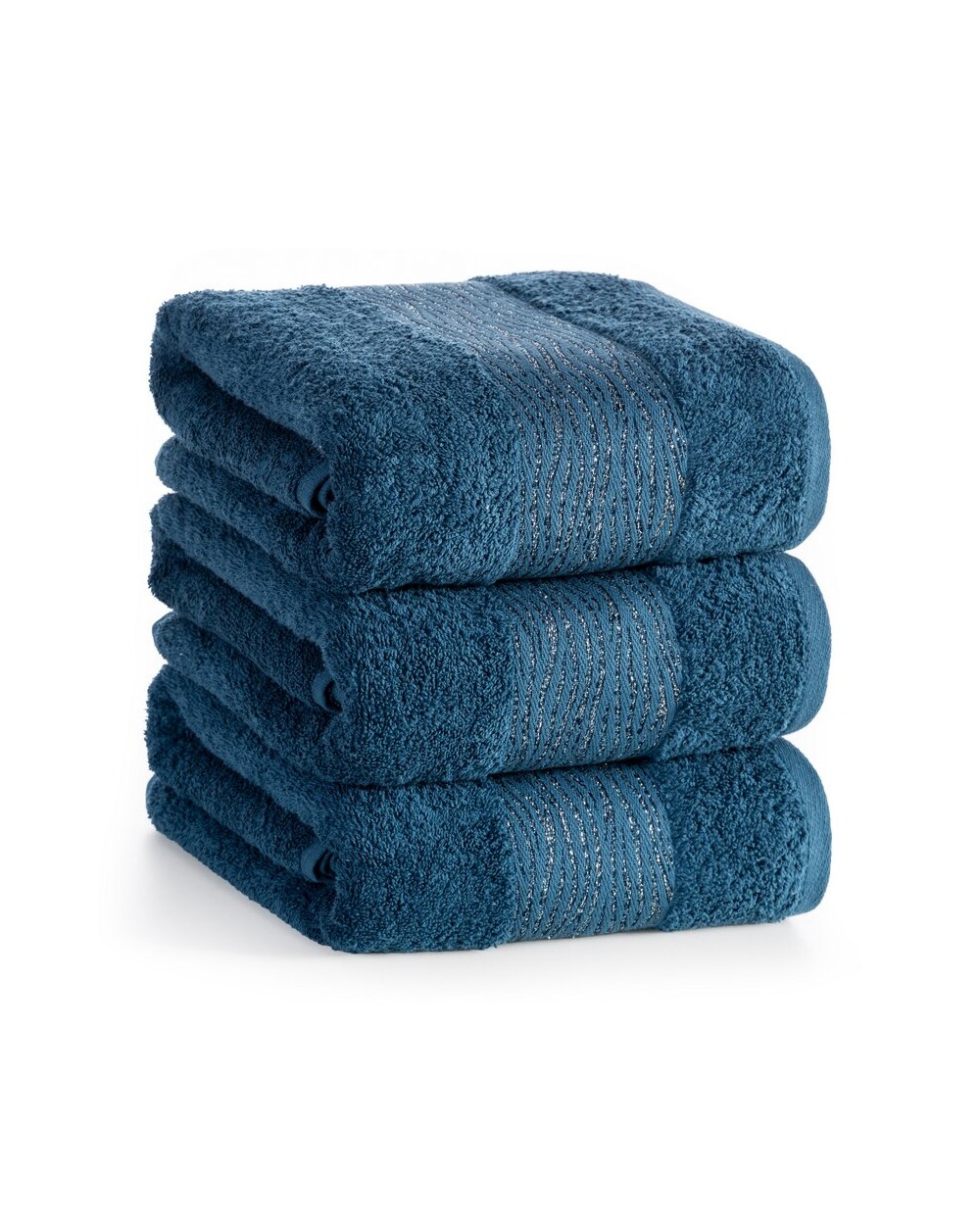 Ręcznik bawełna 50x90 Amber ciemnoturkusowy Eurofirany