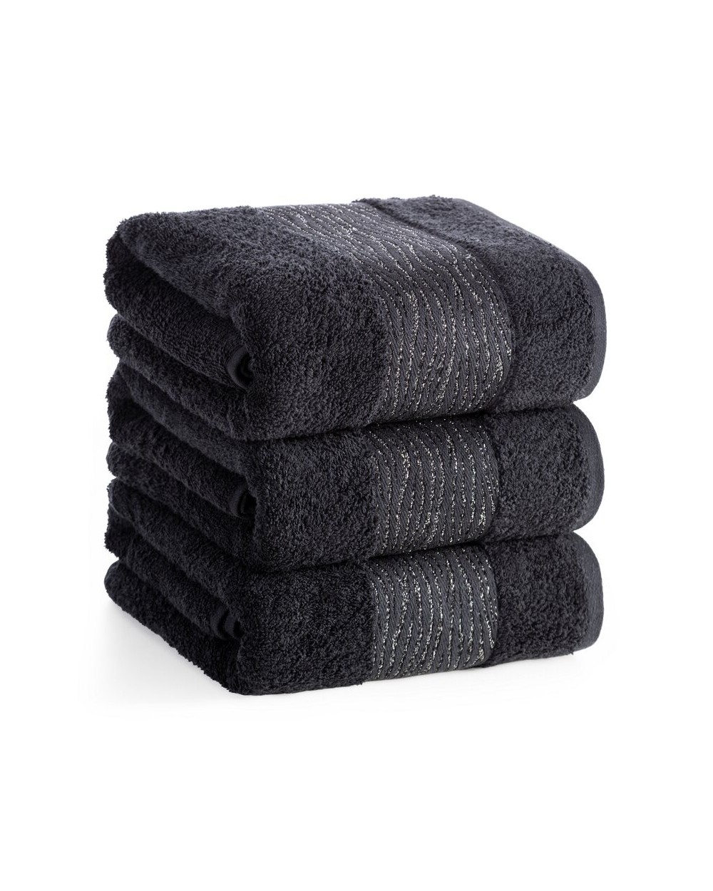 Ręcznik bawełna 50x90 Amber czarny Eurofirany