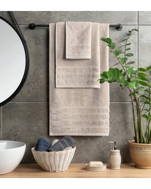 Ręcznik bawełna 50x90 Amira beżowy Eurofirany