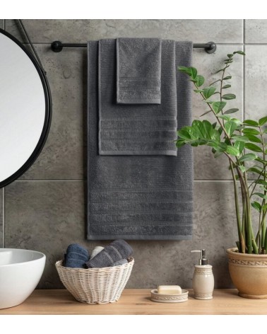 Ręcznik bawełna 50x90 Amira stalowy Eurofirany