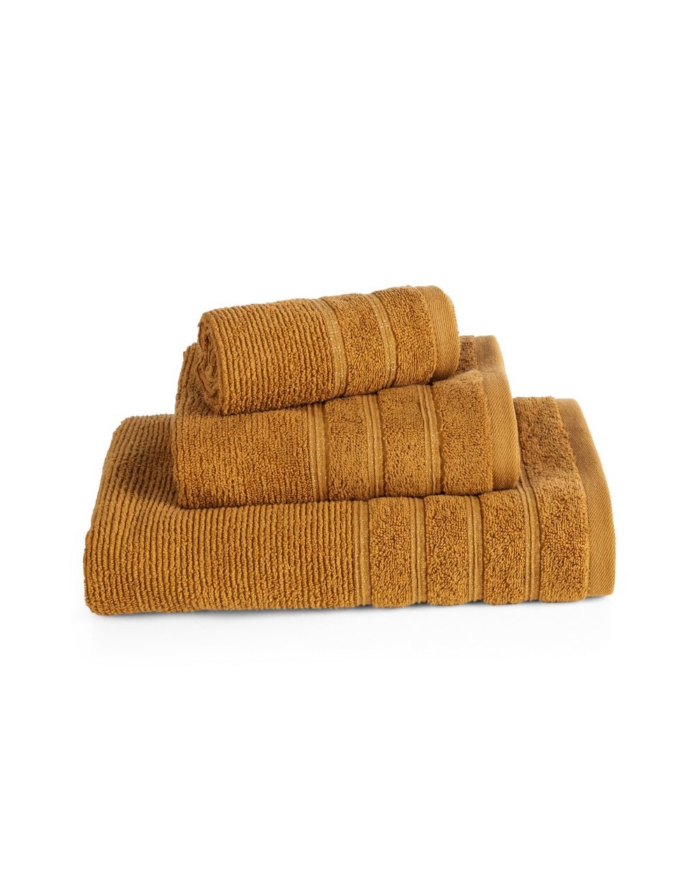 Ręcznik bawełna 70x140 Amira musztardowy Eurofirany