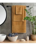 Ręcznik bawełna 70x140 Amira musztardowy Eurofirany