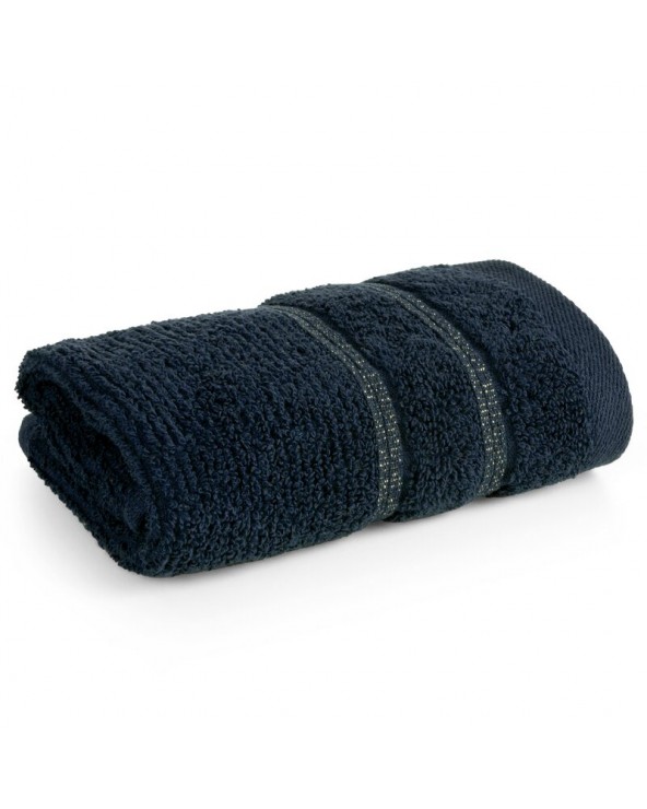Ręcznik bawełna 30x50 Amira granatowy Eurofirany