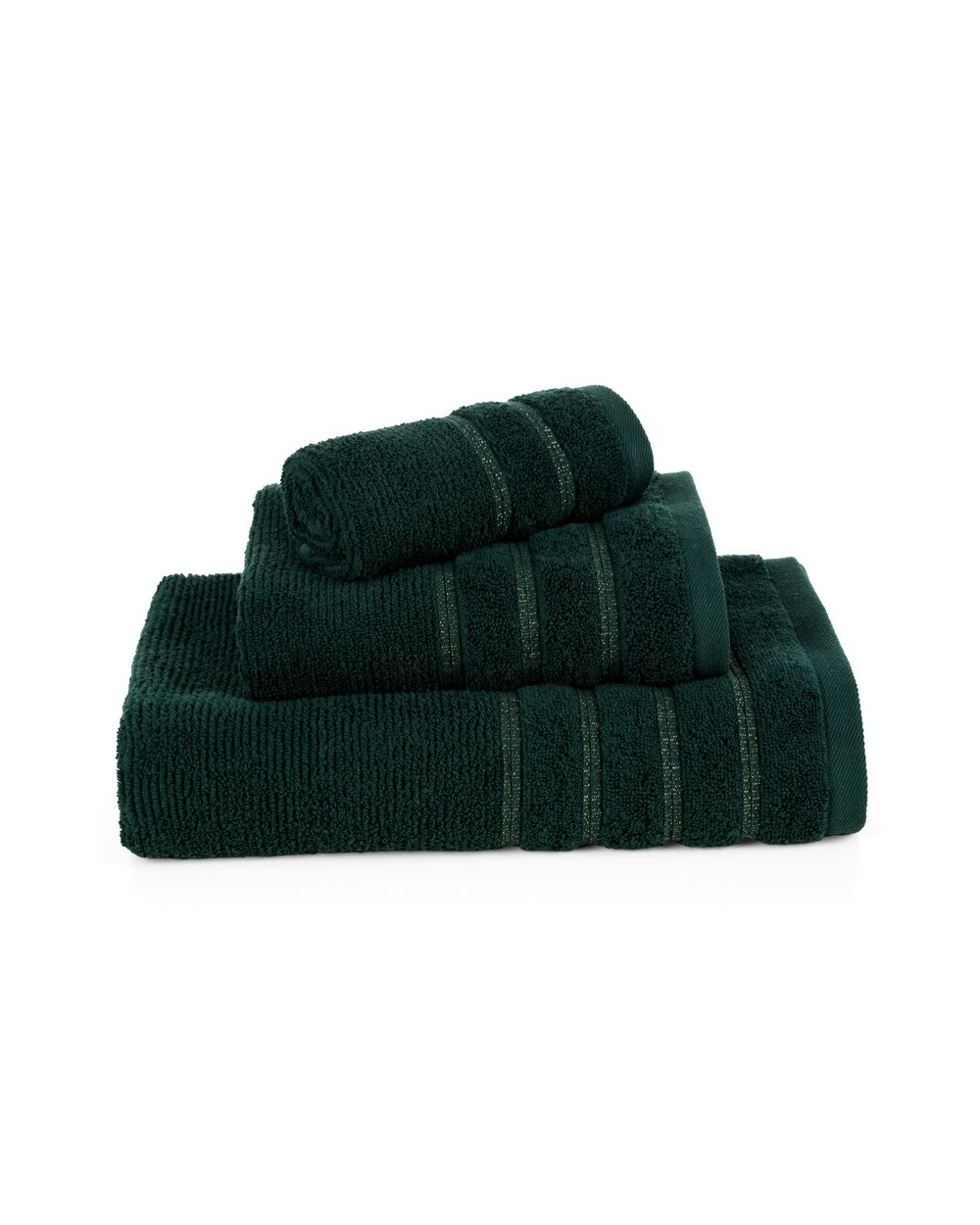 Ręcznik bawełna 50x90 Amira ciemnozielony Eurofirany