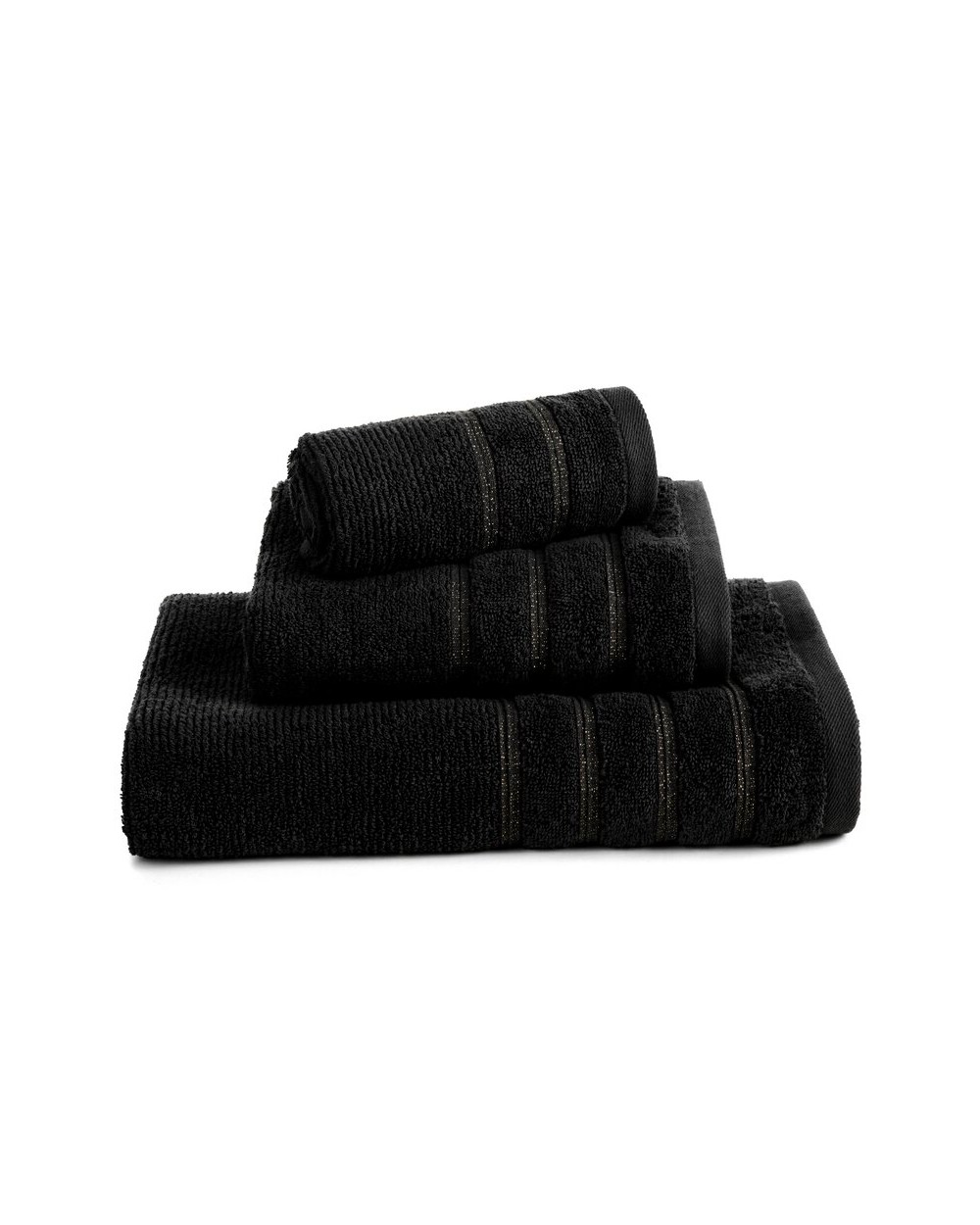 Ręcznik bawełna 70x140 Amira czarny Eurofirany