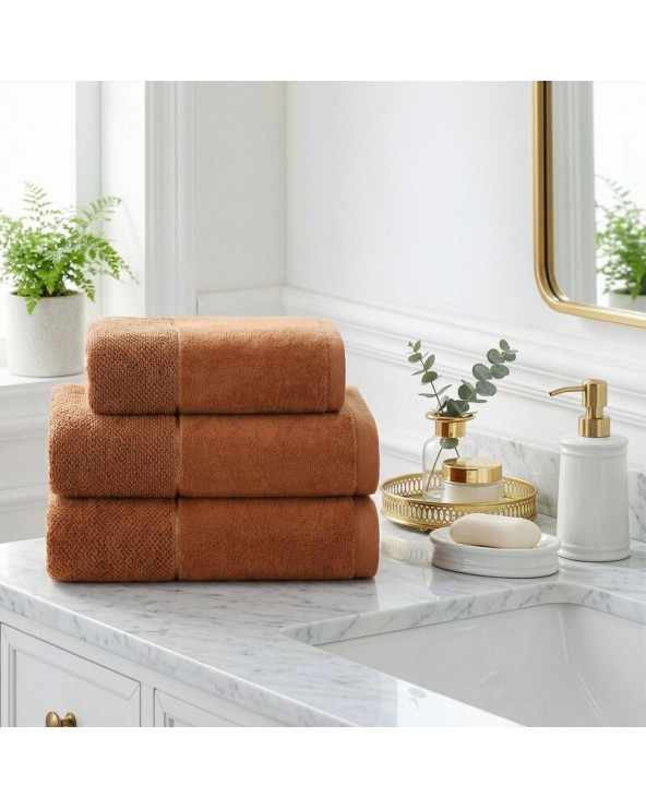 Ręcznik bawełna 70x140 Aria ceglasty Eurofirany