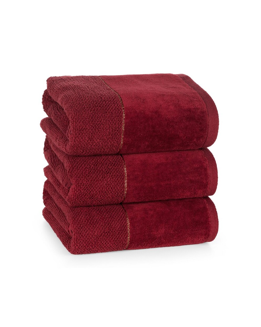 Ręcznik bawełna 30x50 Aria bordowy Eurofirany