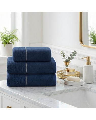 Ręcznik bawełna 30x50 Aria granatowy Eurofirany