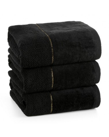 Ręcznik bawełna 30x50 Aria czarny Eurofirany