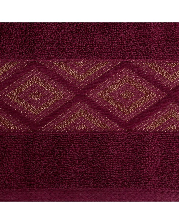 Ręcznik bawełna 50x90 Azari bordowy Eurofirany