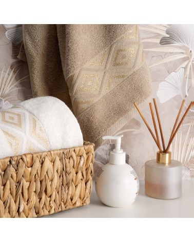 Ręcznik bawełna 70x140 Azari bordowy Eurofirany