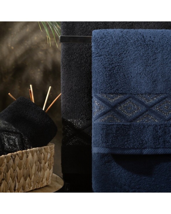 Ręcznik bawełna 70x140 Azari czarny Eurofirany