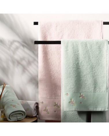 Ręcznik bawełna 50x90 Dalia srebrny Eurofirany