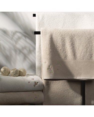 Ręcznik bawełna 50x90 Dalia srebrny Eurofirany