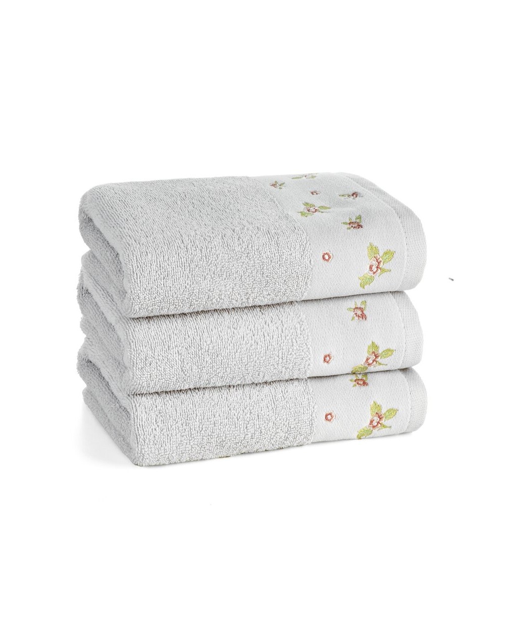 Ręcznik bawełna 70x140 Dalia srebrny Eurofirany