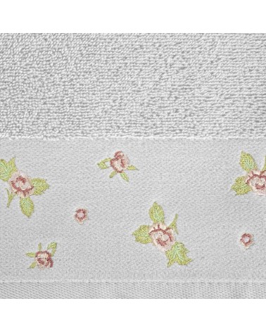 Ręcznik bawełna 70x140 Dalia srebrny Eurofirany