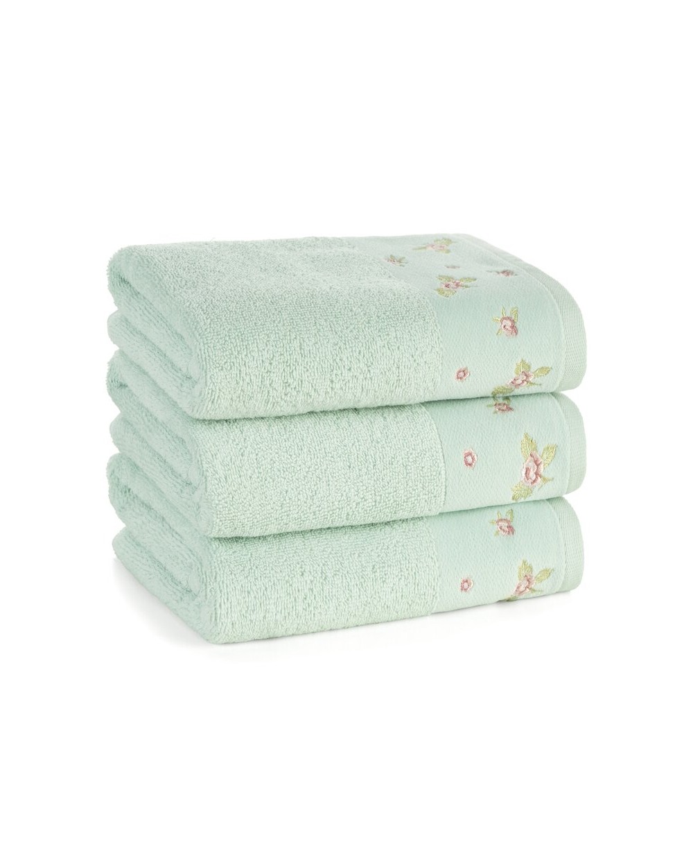 Ręcznik bawełna 50x90 Dalia miętowy Eurofirany