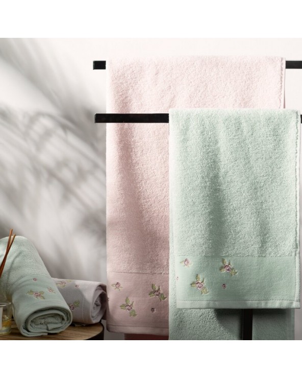 Ręcznik bawełna 70x140 Dalia miętowy Eurofirany