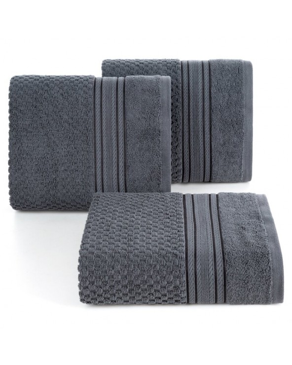 Ręcznik bawełna 30x50 Davos stalowy Eurofirany