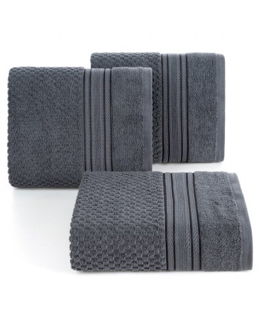 Ręcznik bawełna 30x50 Davos stalowy Eurofirany