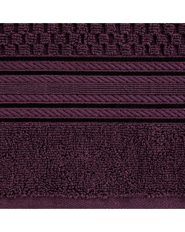 Ręcznik bawełna 70x140 Davos ciemnofioletowy Eurofirany