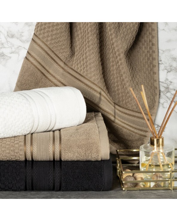 Ręcznik bawełna 70x140 Davos ciemnofioletowy Eurofirany