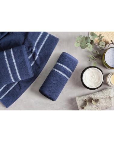 Ręcznik bawełna 70x140 Dina granatowy Eurofirany