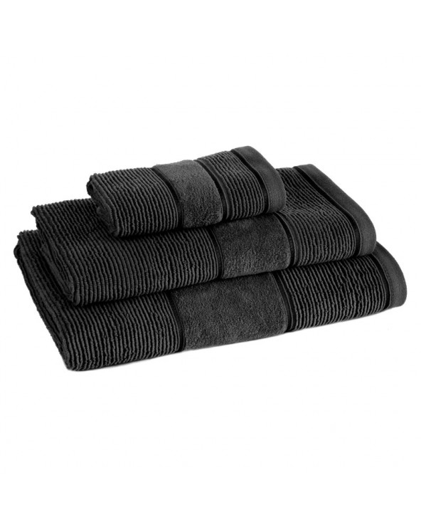 Ręcznik bawełna 70x140 Emma czarny Eurofirany