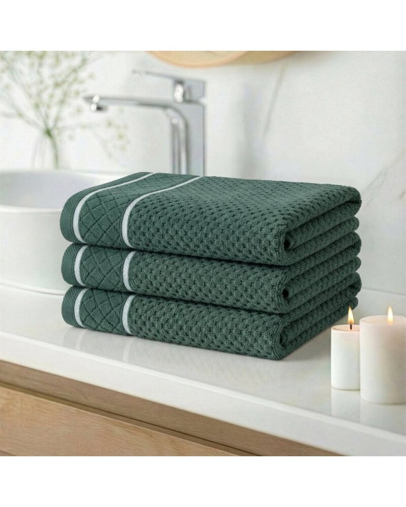 Ręcznik bawełna 30x50 Favori ciemnozielony Eurofirany