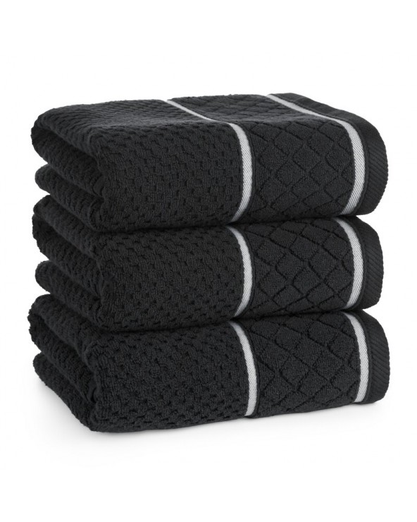 Ręcznik bawełna 30x50 Favori czarny Eurofirany