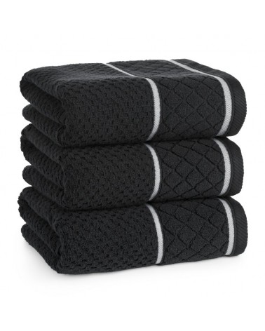 Ręcznik bawełna 30x50 Favori czarny Eurofirany