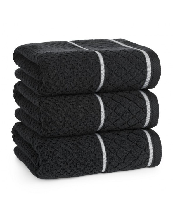 Ręcznik bawełna 50x90 Favori czarny Eurofirany