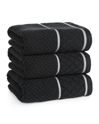 Ręcznik bawełna 50x90 Favori czarny Eurofirany