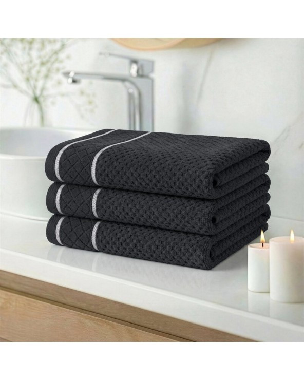 Ręcznik bawełna 70x140 Favori czarny Eurofirany