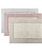 Dywanik bawełna z kryształkami Chic 75x150 kremowy