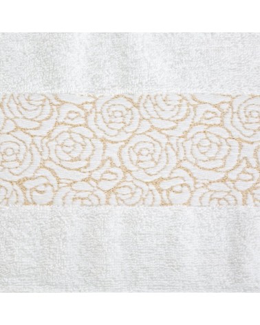 Ręcznik bawełna 30x50 Iris kremowy Eurofirany